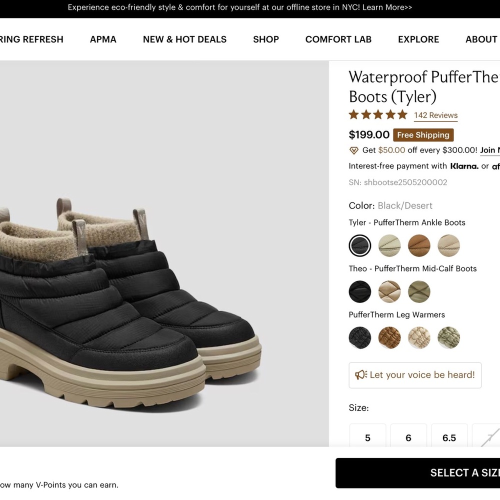 Vivaia Tyler Waterproof boots